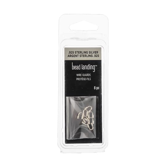 6 Packs: 8 ct. (48 total) 0.031'' Sterling Silver Wire Guards by Bead Landing™